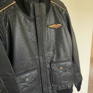 Harley-Davidson women Black Leather Jacket